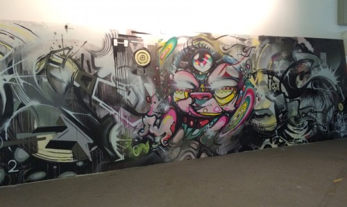 IMG 0855 500x299 - Visitamos a 3ª edição da Bienal Internacional Graffiti Fine Art