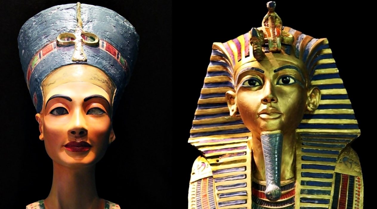 Exposicao Egito 1 Rainha Nefertiti Tutankamon 2 Divulgação 1265x700 - Exposição "Mistérios do Antigo Egito e da Terra Santa" volta a SP