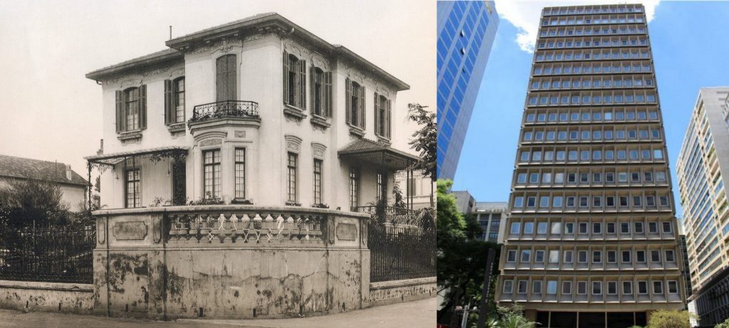 Série Avenida Paulista: da mansão de Cardoso de Almeida ao prédio do Banco PanAmeriano do Grupo Silvio Santos.