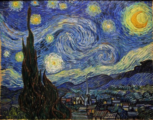 the starry night vincent van gogh 500x393 - São Paulo receberá Van Gogh no CCBB