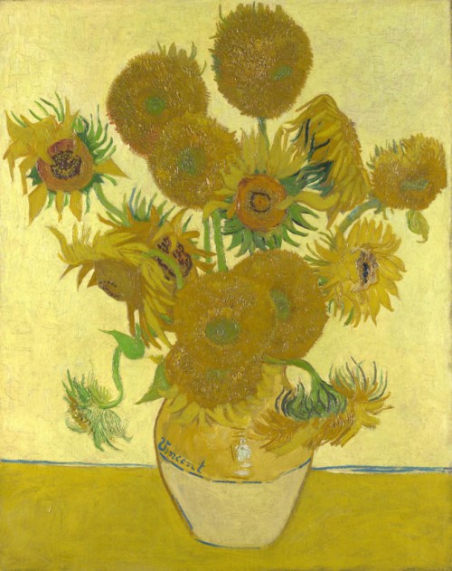 vaso com quinze girassois vincent van gogh 500x631 - São Paulo receberá Van Gogh no CCBB