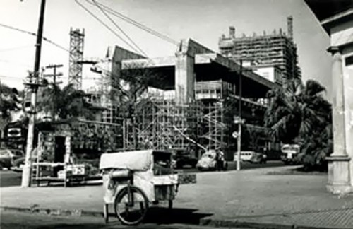 Avenida Paulista MASP déc. 1950 01 500x324 - Série Avenida Paulista: Belvedere ao MASP - exposição fotográfica virtual.