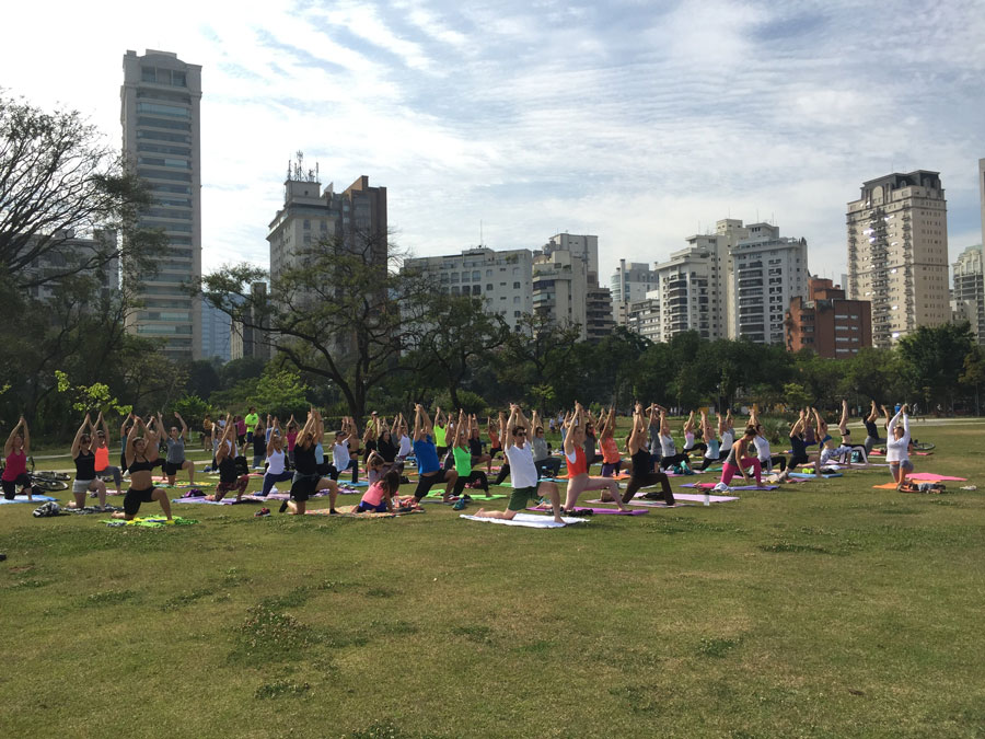 yoga - Yoga ao ar livre gratuita em São Paulo
