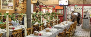 Fábrica de alimentos da década de 60 abriga restaurante italiano em SP