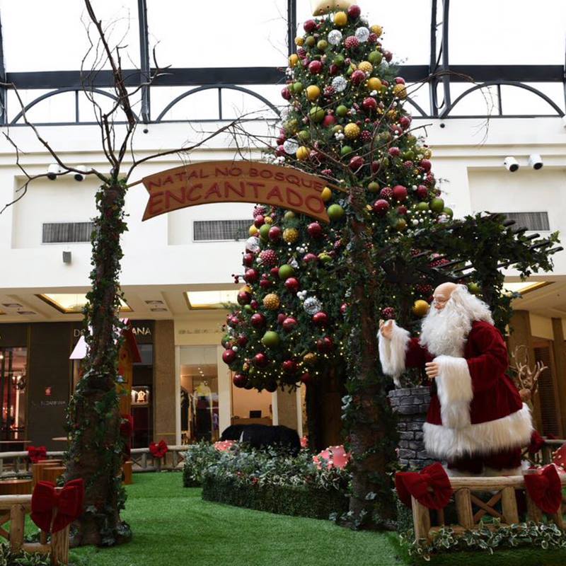 foto via fb shopping iguatemi sp 2 - Confira de perto lindas Decorações de Natal em São Paulo