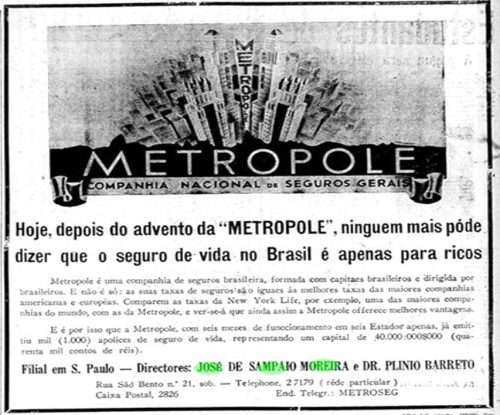 metropole 500x415 - Série Avenida Paulista: do palacete de Sampaio Moreira ao Edifício Santa Catarina.