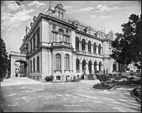 1902 palacete elias chave guilherme gaensly 500x398 - 463 anos de São Paulo em fatos e fotos