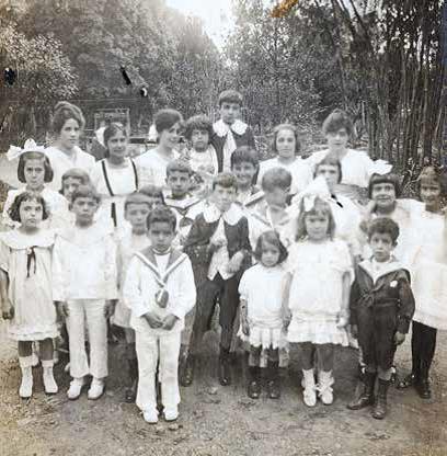 festa de 6 anos de meu pai heitor rocha azevedo junior na chacara em 1917 - Série Avenida Paulista: a família Rocha Azevedo.