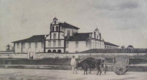 mosteiro da luz em 1862 1 500x274 - 463 anos de São Paulo em fatos e fotos