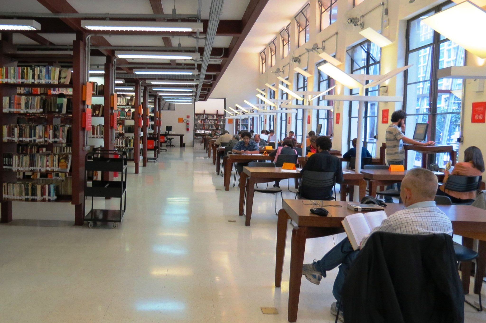 biblioteca mario de andrade 1 - Lugares para ler e relaxar em São Paulo