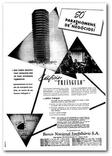acervo estadao - Edifício Triângulo, mais um pedacinho da história do centro de São Paulo!