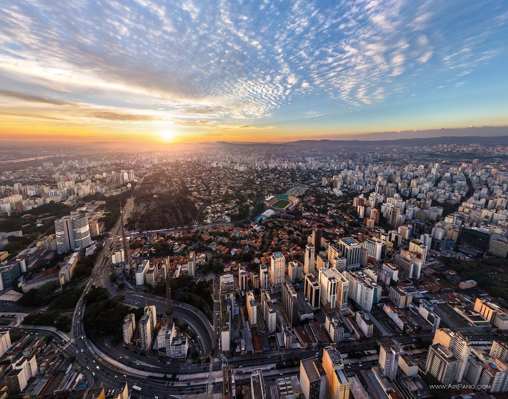 mega curioso - São Paulo vista de cima também é linda!