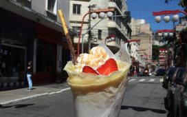Crepe japonês em São Paulo, e é uma delícia!